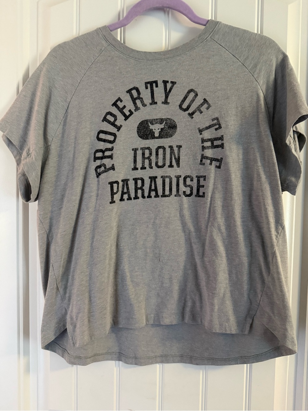 Under Armour Light Gray Cropped Top